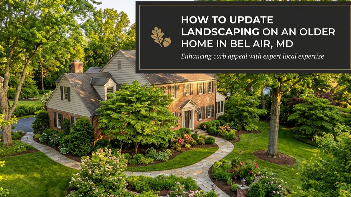 How to Update Landscaping on an Older Home in Bel Air, MD