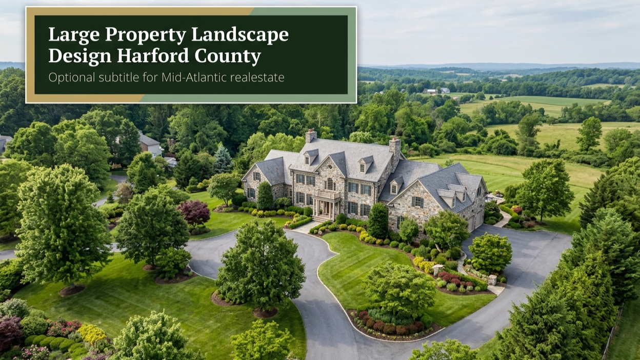 Landscape Design for Large Properties in Harford County: Planning for Scale and Privacy