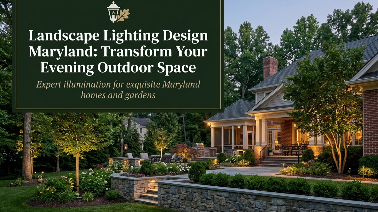 Landscape Lighting Design Maryland: Transform Your Evening Outdoor Space