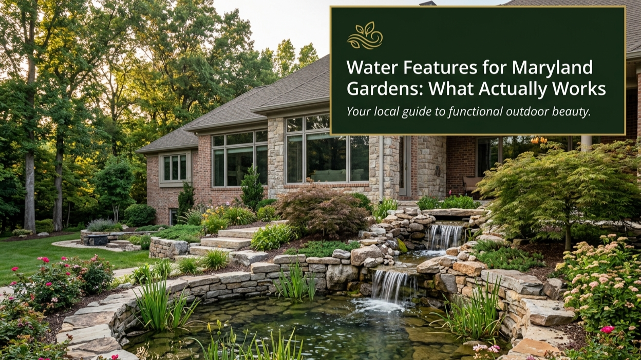 Water Features for Maryland Gardens: What Actually Works