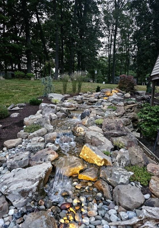 After: completed landscape installation by Oakfield Landscaping