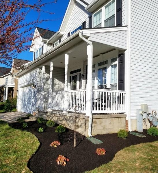After: replanted front bed by Oakfield Landscaping