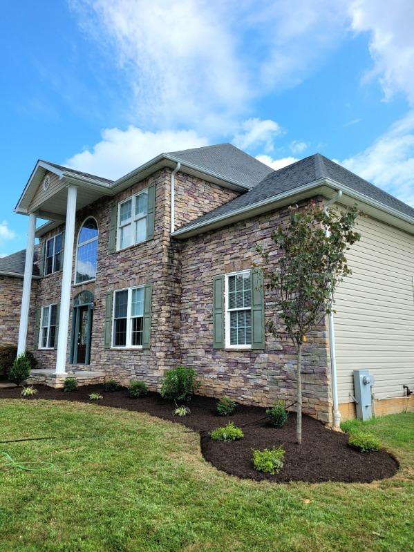 Landscape installation in Bel Air, Maryland